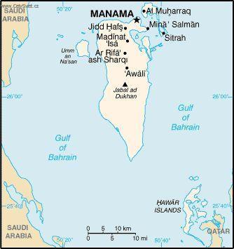 Foto: Bahrajn-Mapa