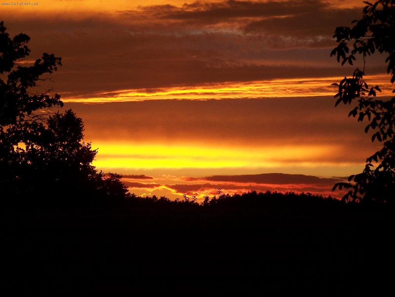 Foto: Ve�ern� pohled z terasy