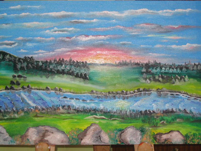 Foto: obraz-z�pad slunce