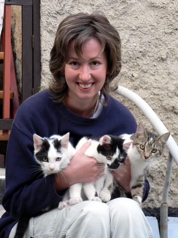 Foto: Martina a tri kocky z Bechyne