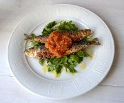 Recept online Treska s an�ovi�kami